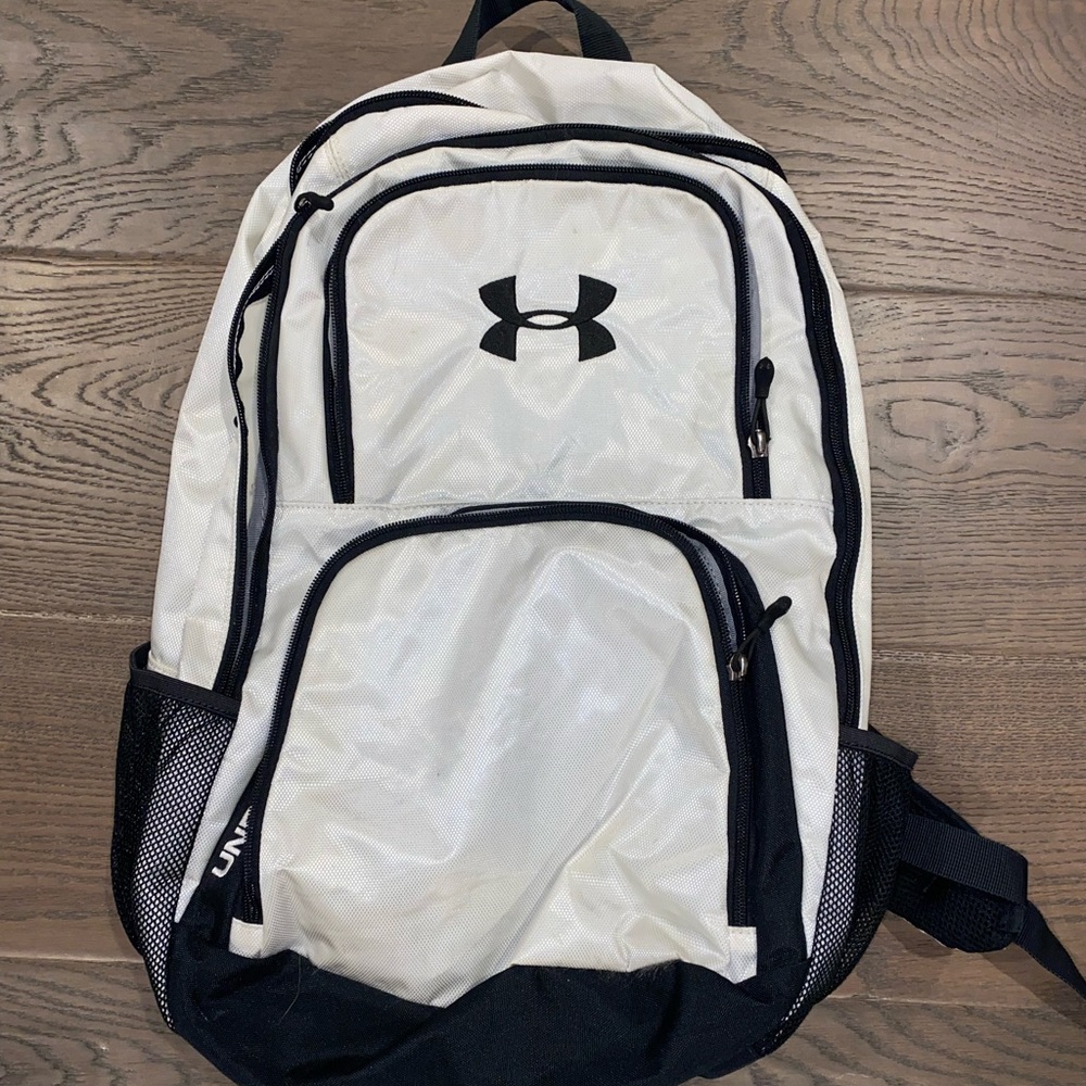 White Under Armor backpack